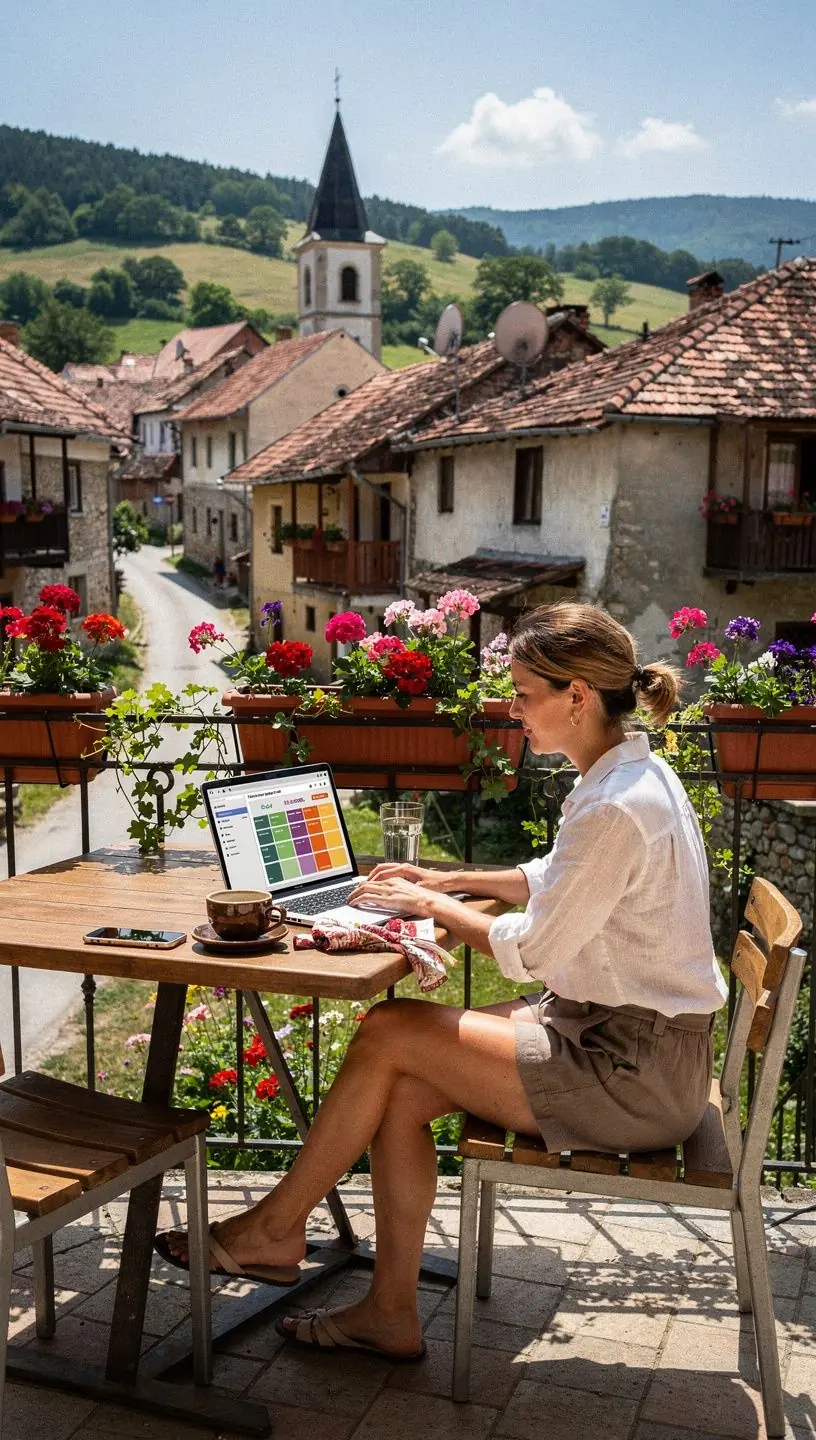 Utilizator consultând tutoriale video pe tabletă pentru a învăța despre noile tehnologii practice.