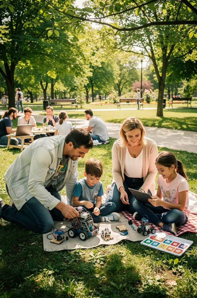 Diagramă simplificată a integrării tehnologiei în rutina zilnică pentru eficientizarea timpului.