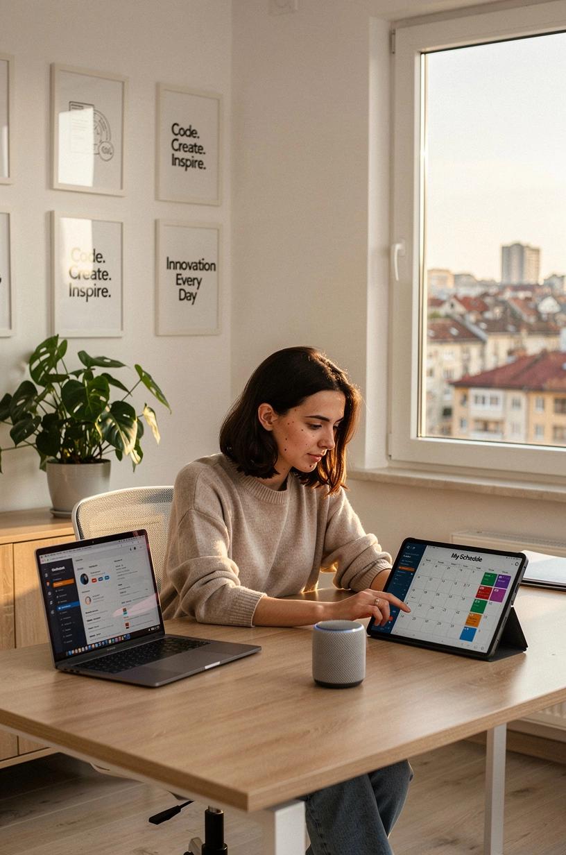 Mână ținând un gadget portabil pentru monitorizarea sănătății, evidențiind beneficiile tehnologiei practice.